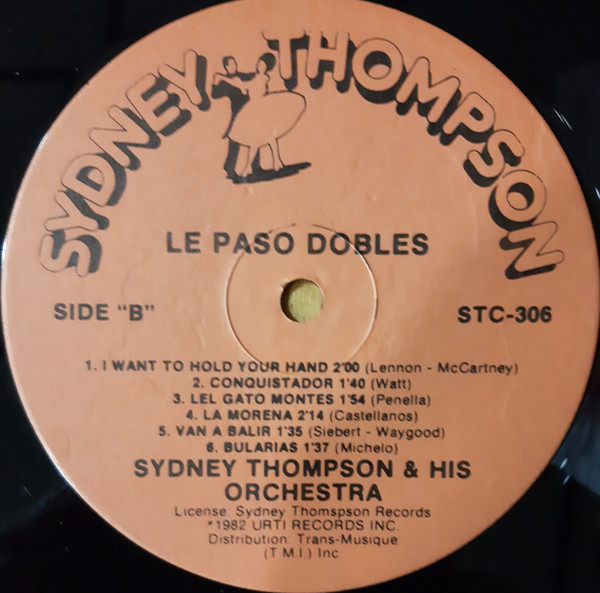Sydney Thompson - Le Paso Dobles | Sydney Thompson Records (STC-306) - 4 Sydney Thompson - Le Paso Dobles | Sydney Thompson Records (STC-306) - 4
