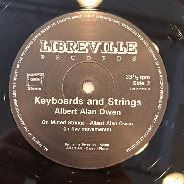 Albert Alan Owen - Keyboards And Strings | Libreville Records (LVLP-2311) - 4