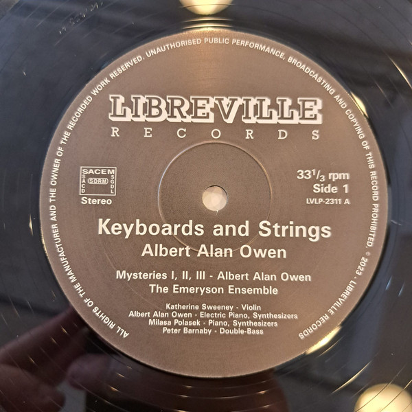 Albert Alan Owen - Keyboards And Strings | Libreville Records (LVLP-2311) - 3