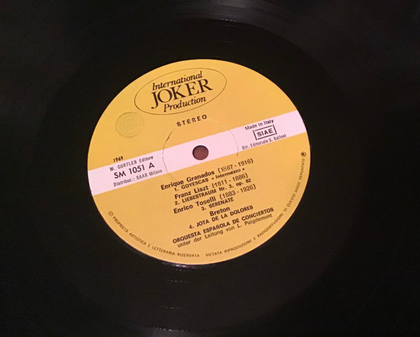 Orquesta Española de Conciertos - Untitled | International Joker Production (SM 1051) - 3