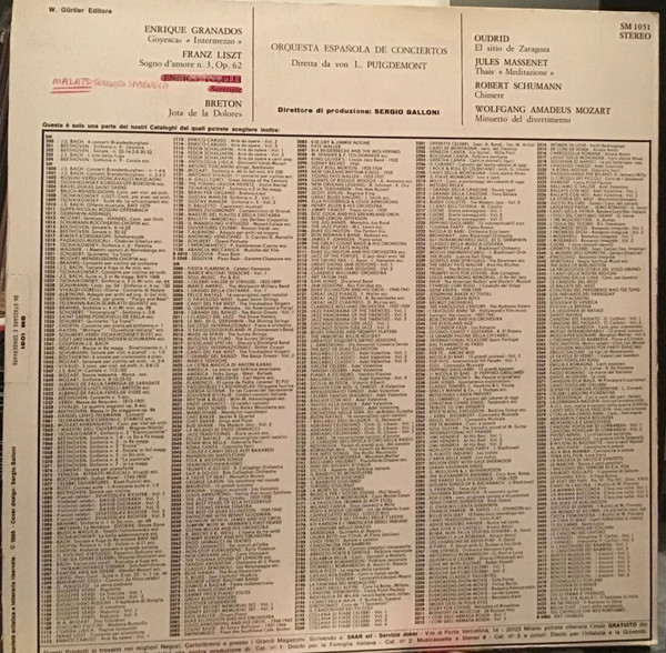 Orquesta Española de Conciertos - Untitled | International Joker Production (SM 1051) - 2