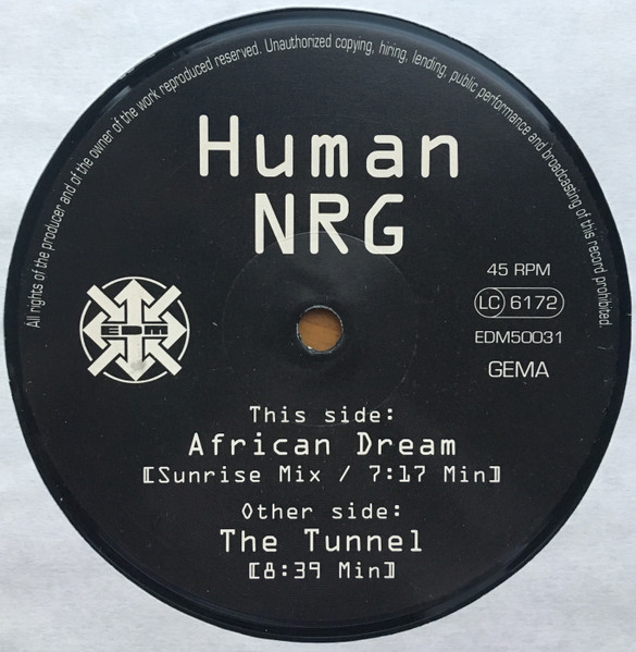Human NRG - African Dream | EDM (EDM 50031) - 3