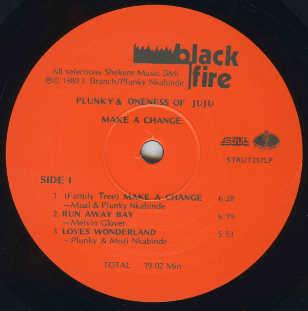 Plunky Nkabinde And Oneness Of Juju - Make A Change | Strut (STRUT257LP) - 2 Plunky Nkabinde And Oneness Of Juju - Make A Change | Strut (STRUT257LP) - 2