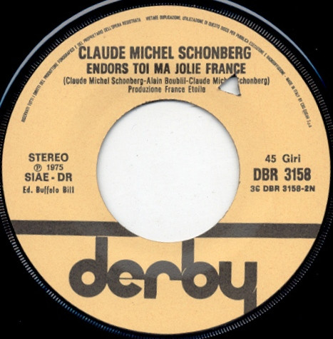 Claude-Michel Schönberg - Il Primo Passo | Derby (DBR 3158) - 4