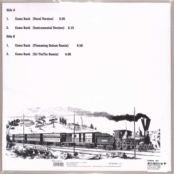Jimmy & Susy - Come Back | ZYX Music (MAXI 1133-12) - 2 Jimmy & Susy - Come Back | ZYX Music (MAXI 1133-12) - 2
