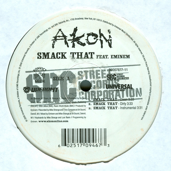 Akon feat. Eminem - Smack That | Universal Records (B0007877-11) - 2