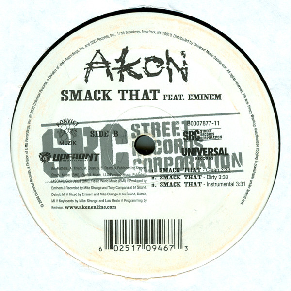 Akon feat. Eminem - Smack That | Universal Records (B0007877-11) - 3