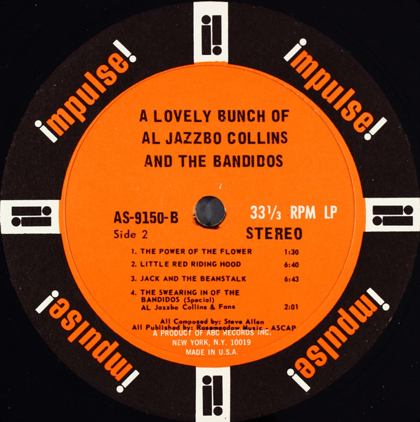 Al Jazzbo Collins - A Lovely Bunch Of Al Jazzbo Collins And The Bandidos | Impulse! (AS-9150) - 4