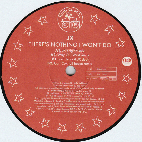 JX - There's Nothing I Won't Do | Hooj Choons (TABX241) - 4 JX - There's Nothing I Won't Do | Hooj Choons (TABX241) - 4