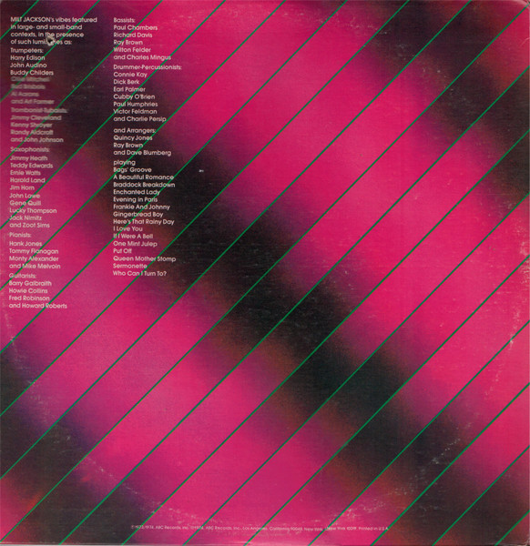 Milt Jackson - The Impulse Years | ABC Impulse! (ASH-9282-2) - 4 Milt Jackson - The Impulse Years | ABC Impulse! (ASH-9282-2) - 4