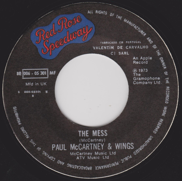 Wings - My Love | Parlophone (8E 006-05 301 MF) - 4