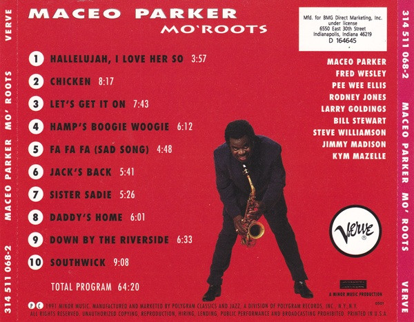 Maceo Parker - Mo' Roots | Verve Records (314 511 068-2) - 2