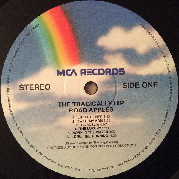 The Tragically Hip - Road Apples | MCA Records (0255704464) - 2 The Tragically Hip - Road Apples | MCA Records (0255704464) - 2
