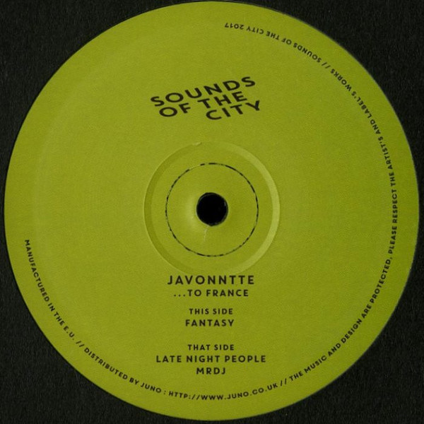Javonntte - ...To France | Sounds Of The City (SOTC-JG01) - main