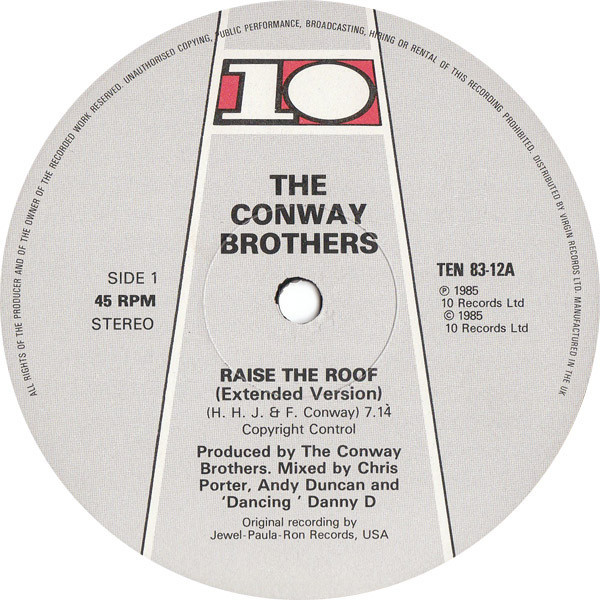 The Conway Brothers - Raise The Roof | 10 Records (TEN 83-12) - 3 The Conway Brothers - Raise The Roof | 10 Records (TEN 83-12) - 3