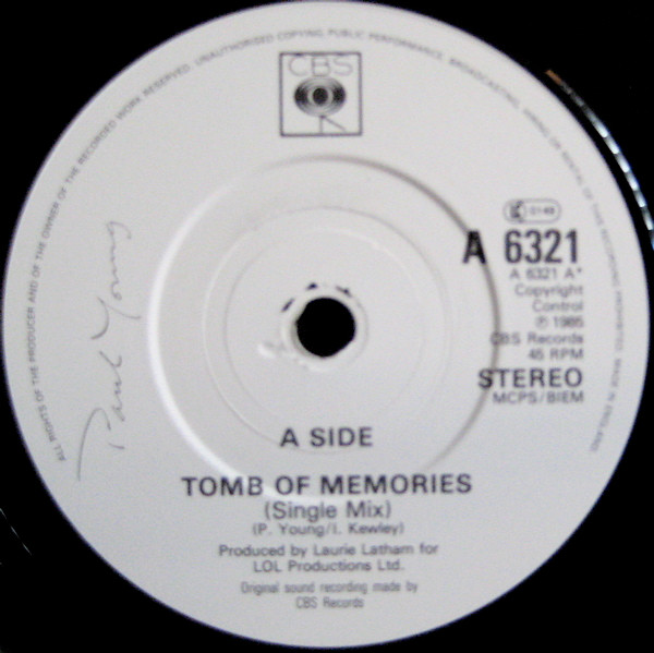 Paul Young - Tomb Of Memories | CBS (DA 6321) - 4 Paul Young - Tomb Of Memories | CBS (DA 6321) - 4