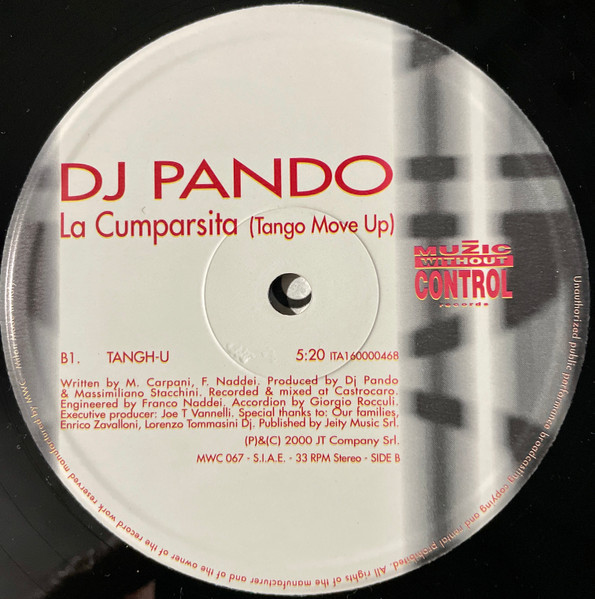 DJ Pando - La Cumparsita (Tango Move Up) | Muzic Without Control Records (MWC 067) - 3