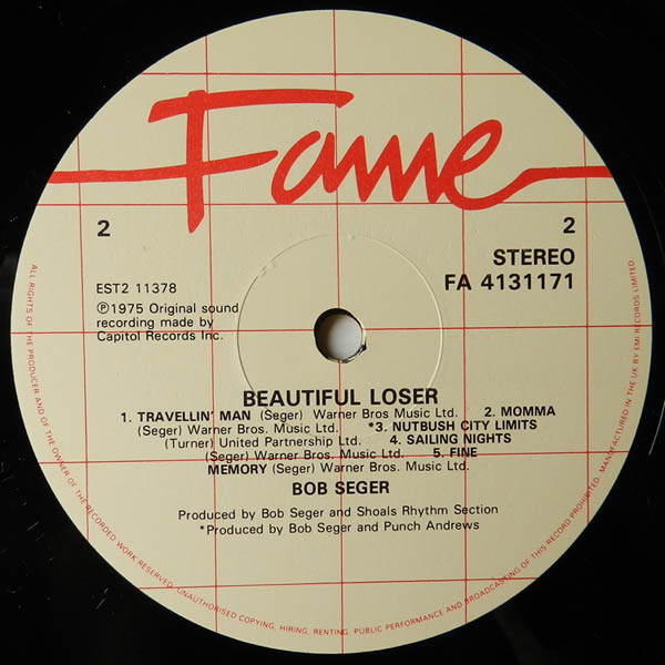 Bob Seger - Beautiful Loser | Fame (FA 41 3117 1) - 4
