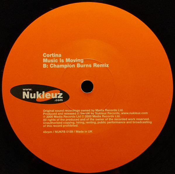 Cortina - Music Is Moving (Remixes - Part 2) | Nukleuz (NUKFB 0159) - 4 Cortina - Music Is Moving (Remixes - Part 2) | Nukleuz (NUKFB 0159) - 4