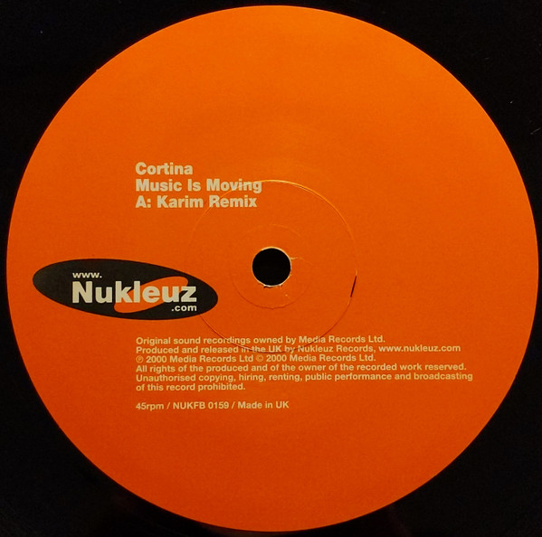 Cortina - Music Is Moving (Remixes - Part 2) | Nukleuz (NUKFB 0159) - 3 Cortina - Music Is Moving (Remixes - Part 2) | Nukleuz (NUKFB 0159) - 3