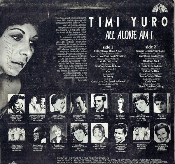 Timi Yuro - All Alone Am I | VIP (VIP 20313)