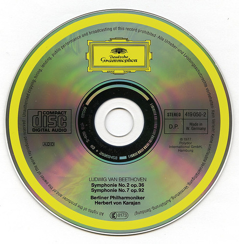 Ludwig van Beethoven / Berliner Philharmoniker / Herbert von Karajan - Symphonies Nos. 2 & 7 | Deutsche Grammophon (419 050-2) - 3