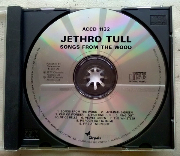 Jethro Tull - Songs From The Wood | Chrysalis (ACCD 1132) - 4