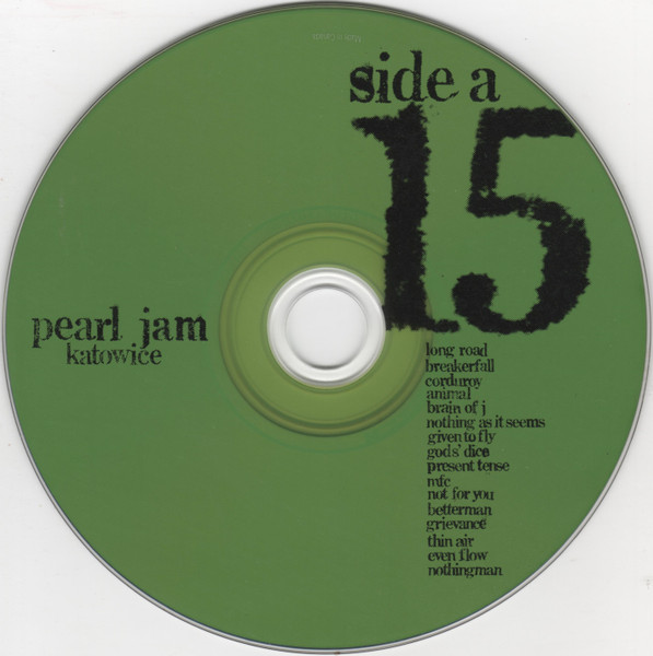Pearl Jam - 15 6 00 - Spodek - Katowice, Poland (2CD) [CD] | Epic (none) - 3