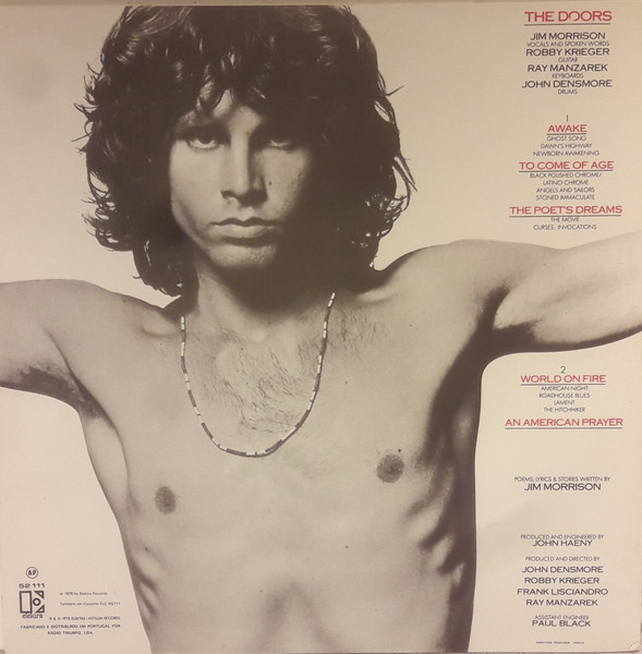 Jim Morrison Music By The Doors - An American Prayer | Elektra (ELE 52111) - 4