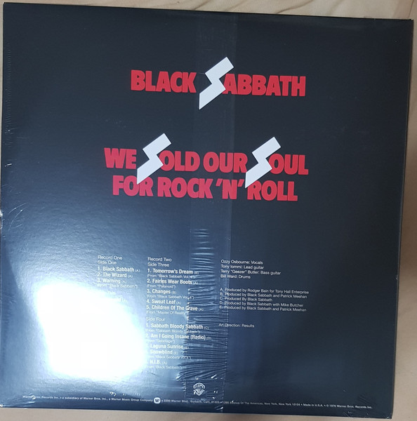 Black Sabbath - We Sold Our Soul For Rock 'N' Roll | Warner Bros. Records (R1-2923) - 3 Black Sabbath - We Sold Our Soul For Rock 'N' Roll | Warner Bros. Records (R1-2923) - 3