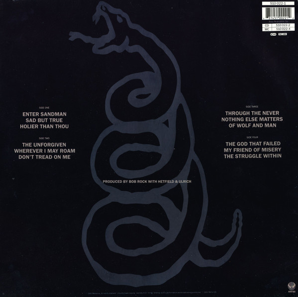 Metallica - Metallica | Vertigo (510 022-1) - 2 Metallica - Metallica | Vertigo (510 022-1) - 2
