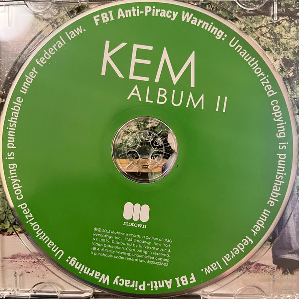 Kem - Album II | Motown (B0004232-02) - 2