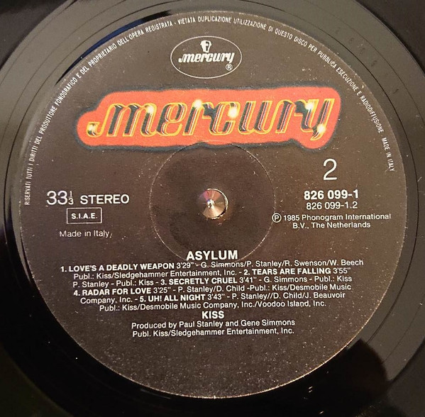 Kiss - Asylum | Mercury (826 099-1) - 4