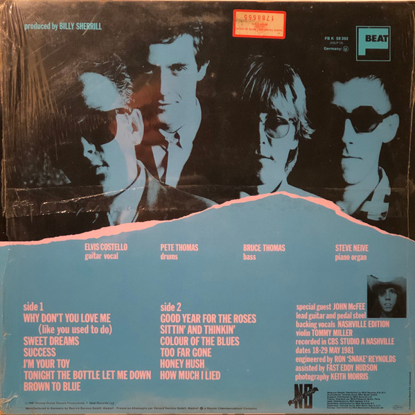 Elvis Costello & The Attractions - Almost Blue | F-Beat (FB K 58 392) - 2