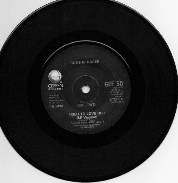 Guns N' Roses - Paradise City | Geffen Records (GEF 50) - 4 Guns N' Roses - Paradise City | Geffen Records (GEF 50) - 4