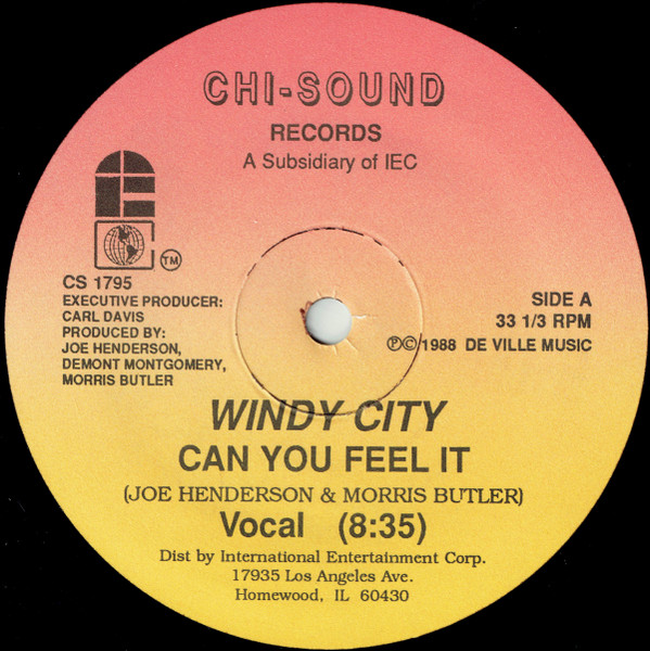 Windy City - Can You Feel It | Chi Sound Records (CS 1795)