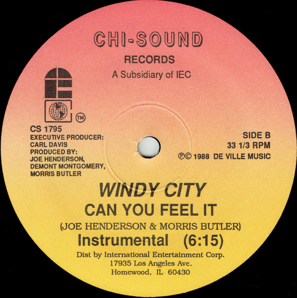 Windy City - Can You Feel It | Chi Sound Records (CS 1795) - 2 Windy City - Can You Feel It | Chi Sound Records (CS 1795) - 2