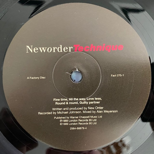 New Order - Technique | London Records (2564-68879-4) - 4