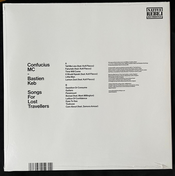 Confucius MC - Bastien Keb - Songs For Lost Travellers | Native Rebel Recordings (NRR0010LP) - 2 Confucius MC - Bastien Keb - Songs For Lost Travellers | Native Rebel Recordings (NRR0010LP) - 2
