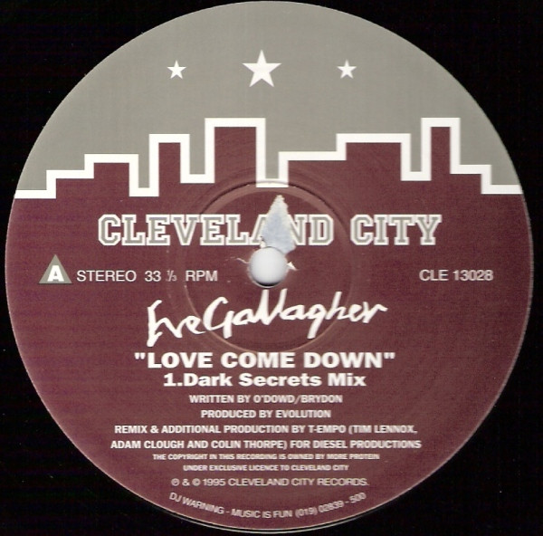 Eve Gallagher - Love Come Down | Cleveland City (CLE 13028) - 2