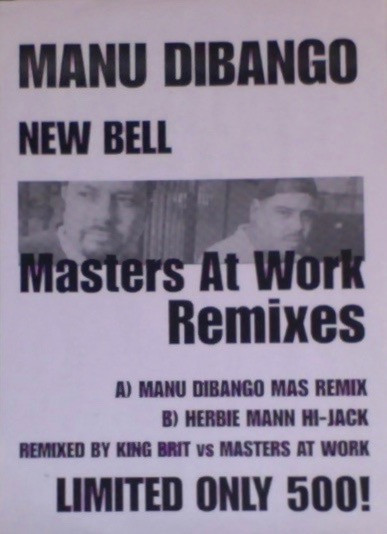 Manu Dibango / Herbie Mann - New Bell / Hi-Jack (Remixes) | Not On Label (Manu Dibango) (CHEERS 001) - main Manu Dibango / Herbie Mann - New Bell / Hi-Jack (Remixes) | Not On Label (Manu Dibango) (CHEERS 001) - main