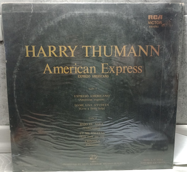 Harry Thumann - Expreso Americano = American Express | Rca Victor (AVI 4761) - 2