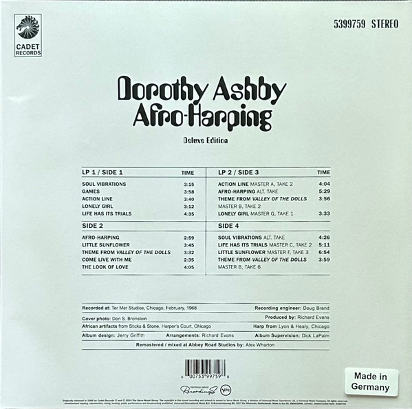 Dorothy Ashby - Afro-Harping | Cadet (5399759) - 2