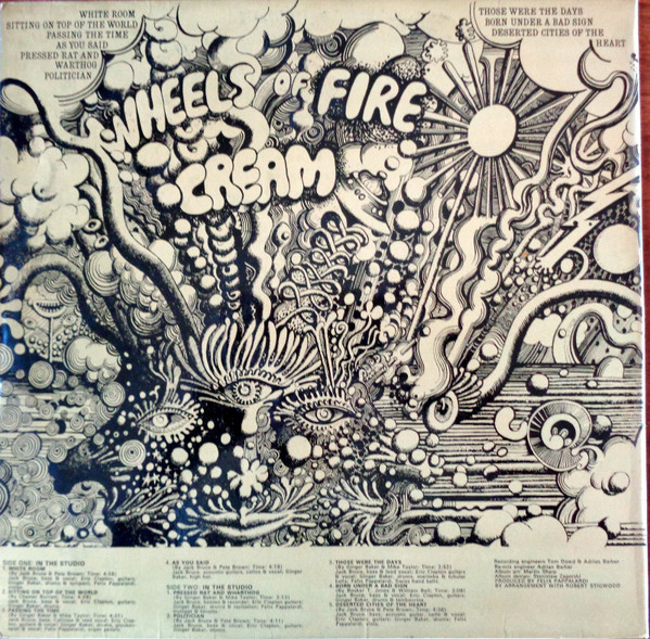 Cream - Wheels Of Fire - In The Studio | International Polydor Production (583031) - 2 Cream - Wheels Of Fire - In The Studio | International Polydor Production (583031) - 2