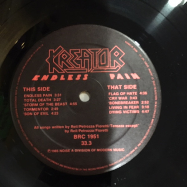 Kreator - Endless Pain | Banzai Records (BRC 1951) - 3 Kreator - Endless Pain | Banzai Records (BRC 1951) - 3