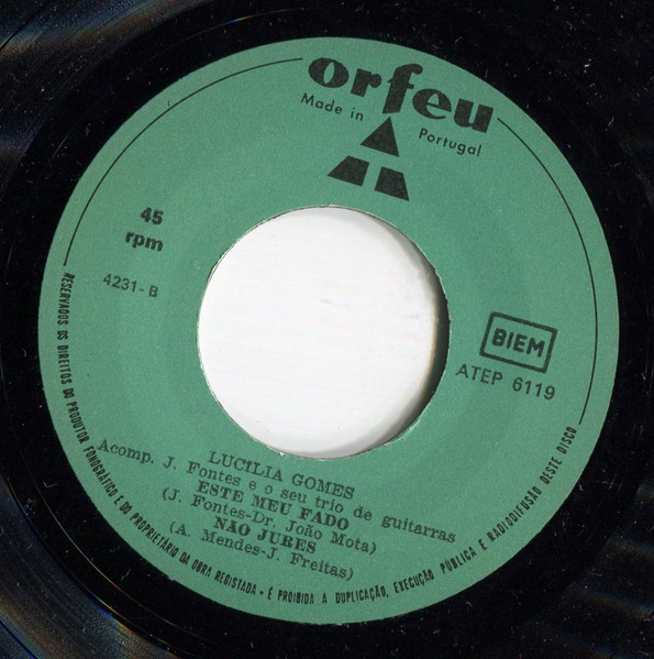 Lucília Gomes - Fados | Orfeu (ATEP 6119) - 3