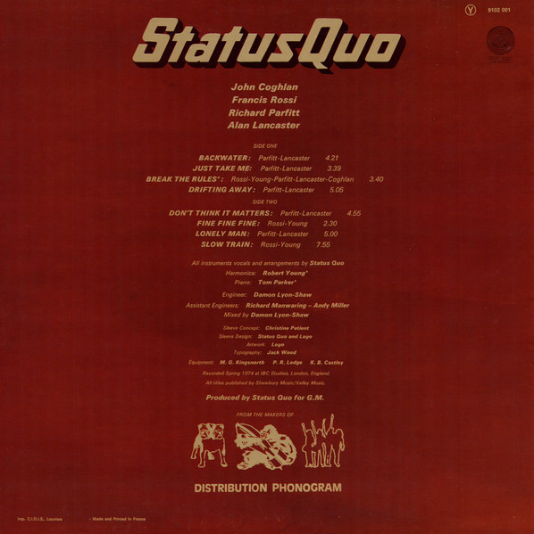Status Quo - Quo | Vertigo (9102 001) - 2
