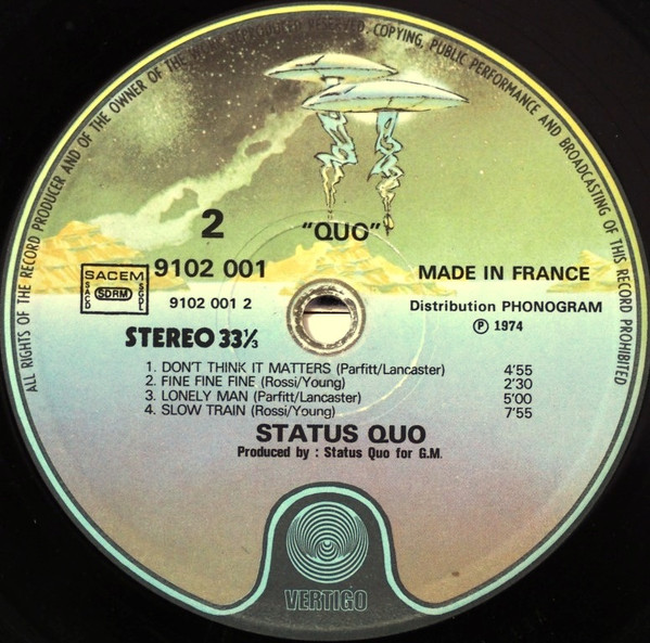 Status Quo - Quo | Vertigo (9102 001) - 4