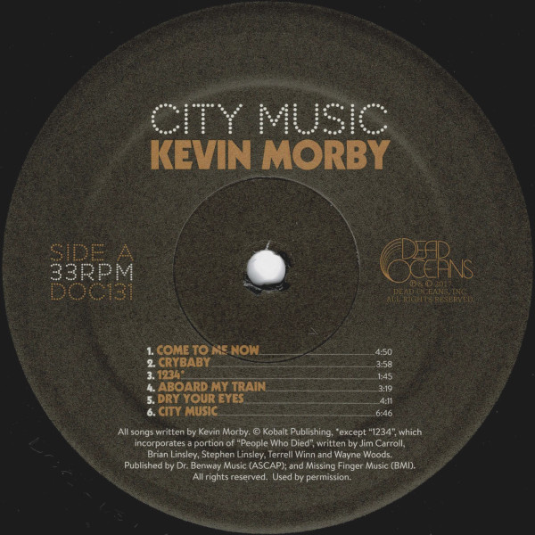 Kevin Morby - City Music | Dead Oceans (DOC131) - 2