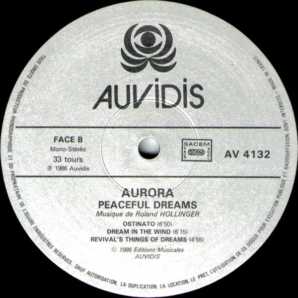 Roland Hollinger - Aurora (Peaceful Dreams) | Auvidis (AV 4132) - 4
